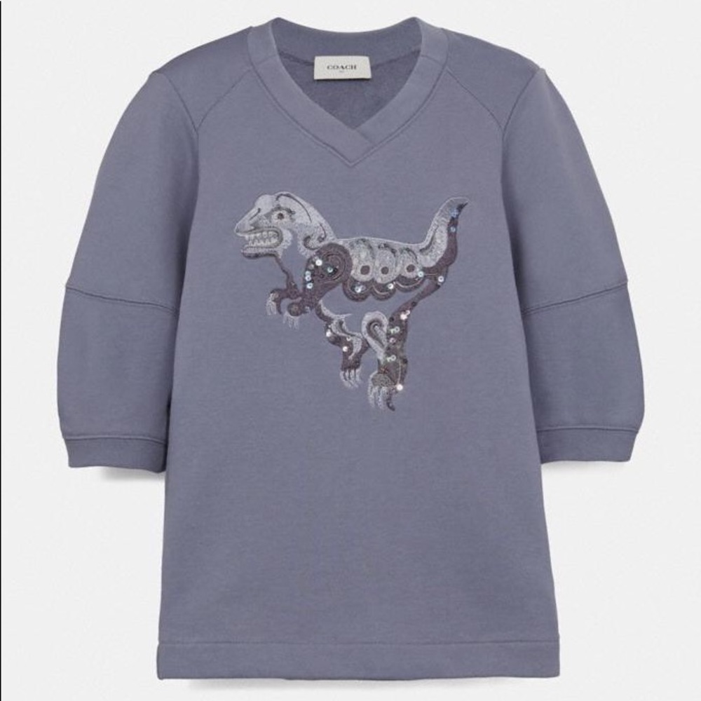 Rexy Sweatshirt Coach x Zhu Jingyi In Periwinkle L